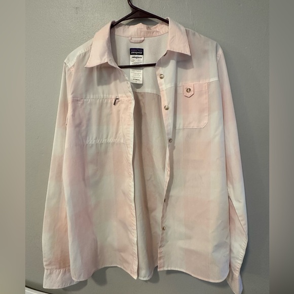 Patagonia Dresses & Skirts - SOLD OUT
Patagonia Light Pink Button-Up Shirt